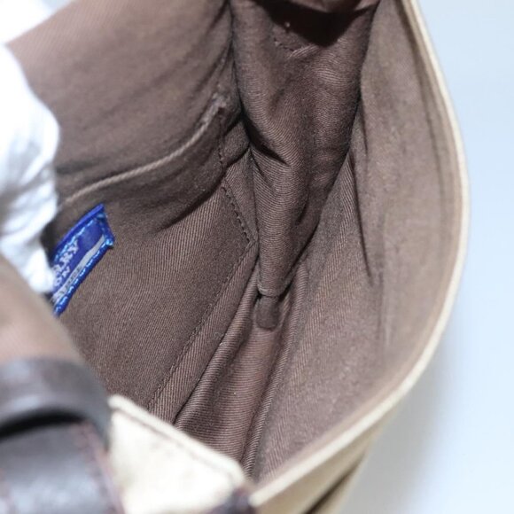 BURBERRY Blue Label Shoulder Bag Nylon Beige - Picture 11 of 14